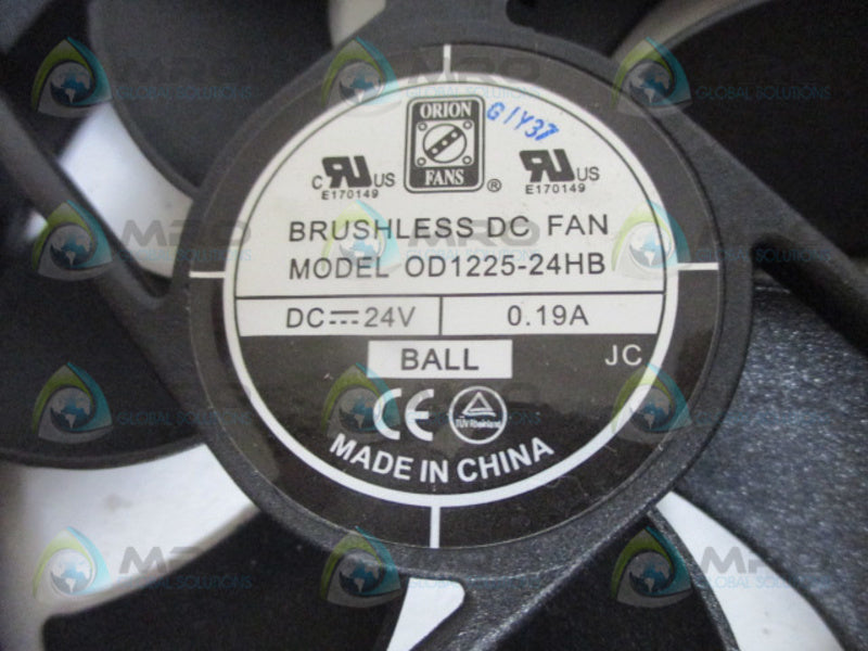 ORION OD1225-24HB BRUSHLESS DC FAN 24V  NSMP