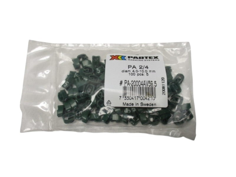 PARTEX MARKING SYSTEM PA-20004AV59 CABLE MARKER(PKG OF 100) NSMP