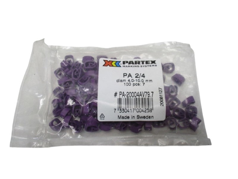 PARTEX MARKING PA-20004AV79 CABLE MARKER (PKG OF 100) NSMP