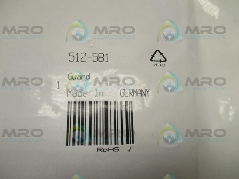 EBM-PAPST 91164-2-2929 512-581 PLASTIC FINGER GUARD 119MM NSMP