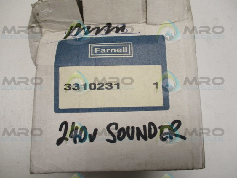 FARNELL 3310231 SOUNDER 110-240V NSMP