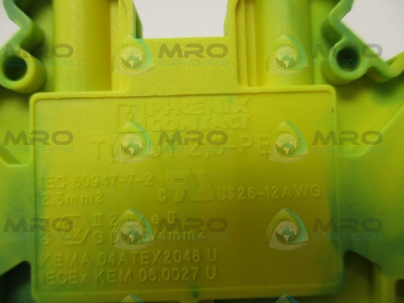 PHOENIX CONTACT UT2,5-PE TERMINAL BLOCK NSNP