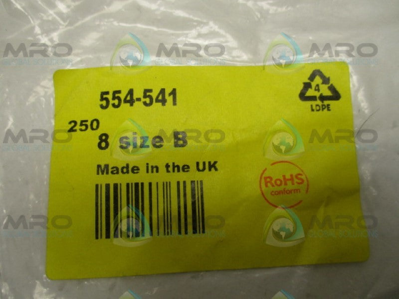 HELLERMANNTYTON 901-10352 554-541 CABLE MARKER (PKG OF 250) NSMP