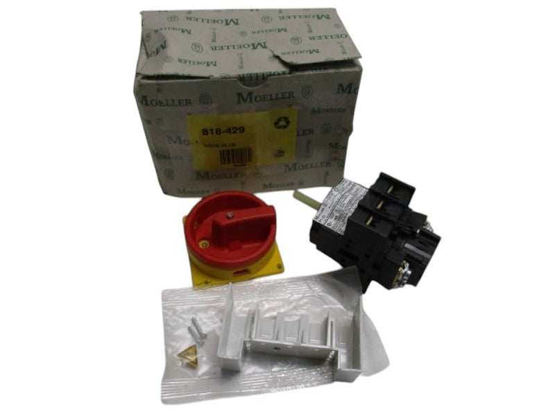 MOELLER P1-25/EA/SVB 818-429 PANEL MOUNT ISOLATOR SWITCH 3P NSNP