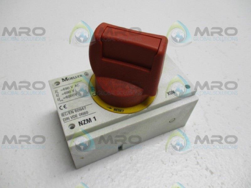 MOELLER NZM1-XDVR ROTARY HANDLE RED/YELLOW NSMP