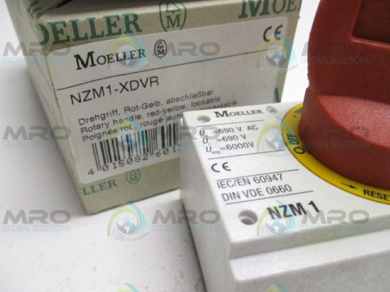 MOELLER NZM1-XDVR ROTARY HANDLE RED/YELLOW NSMP