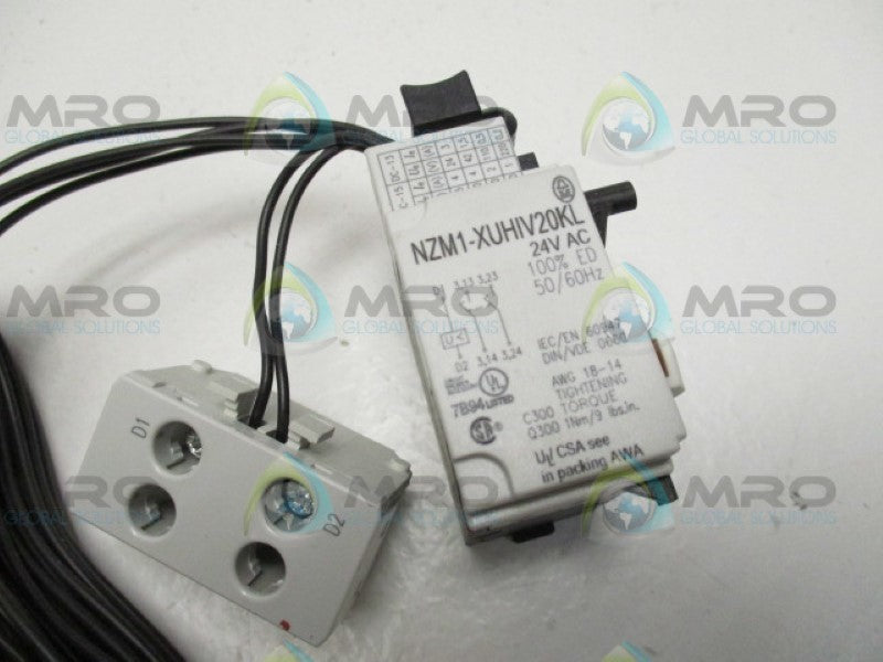 MOELLER NZM1-XUHIV20KL24AC UNDERVOLTAGE RELEASE NSMP