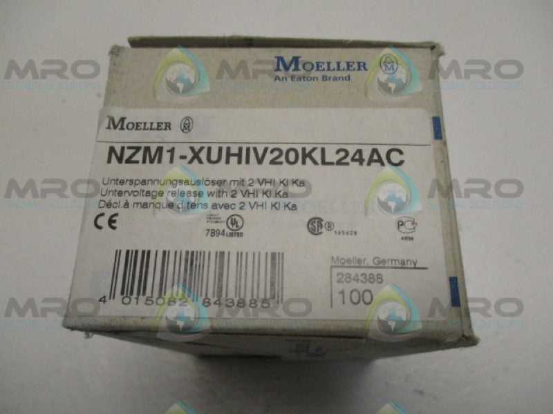 MOELLER NZM1-XUHIV20KL24AC UNDERVOLTAGE RELEASE NSMP