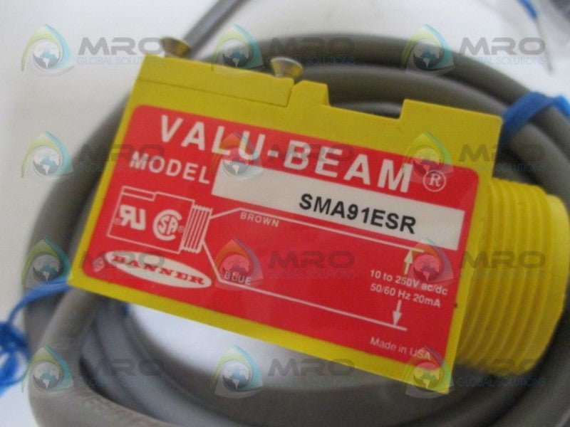 BANNER ENGINEERING SMA91ESR EMITTER (MISSING ACCESSORIES) *NEW IN BOX*
