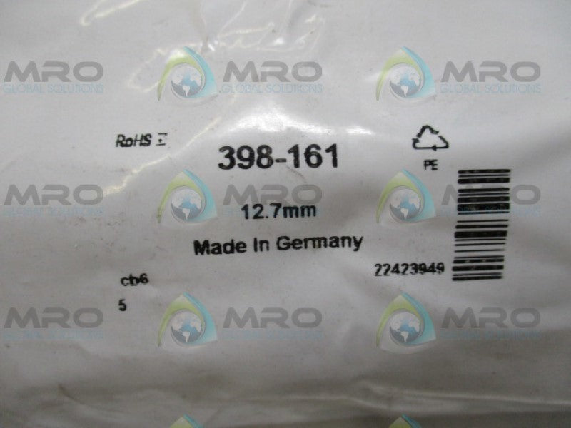 RS PRO 398-161 BLACK HEAT SHRINK TUBING 12.7MM (PKG OF 5) NSMP