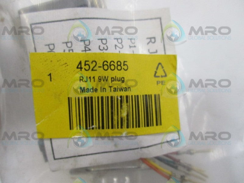 NEUTRAL 452-6685 RJ 9W PLUG NSMP