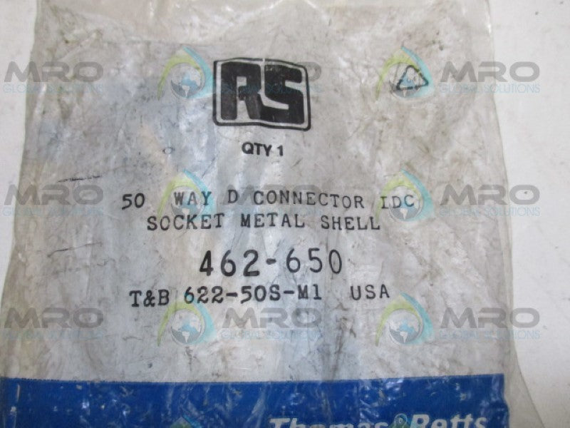 THOMAS&BETTS 622-50SM1 462-650 D CONNECTOR METAL SHELL NSMP