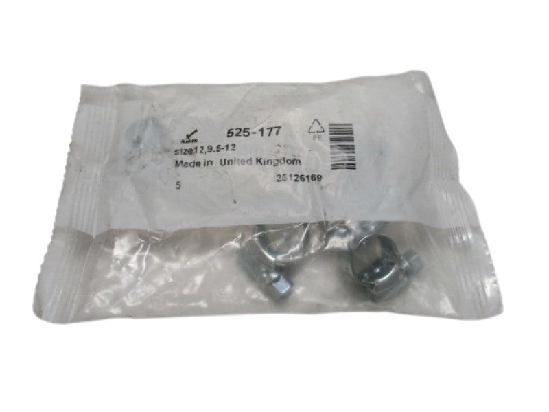 HI-GRIP HGZ12BP 525-177 STEEL SLOTTED HOSE CLIP (PKG OF 5) NSMP