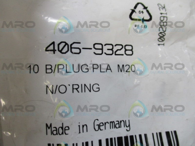 LAPP 52006120 406-9328 GRAY BLANKING PLUG (PKG OF 10) NSMP