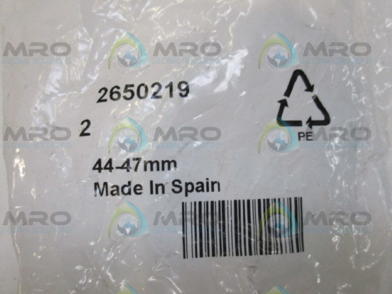 RS PRO SC44-47SUF 2650219 STEEL BOLT BAND (PKG OF 2)