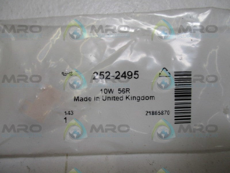 ARCOL HS10-56R-J 252-2495 PANEL MOUNT RESISTOR 10W NSMP
