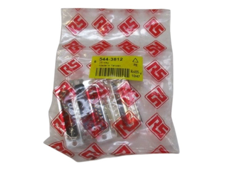 RS PRO 544-3812 D-SUB CONNECTOR PLUG (PKG OF 5) NSMP
