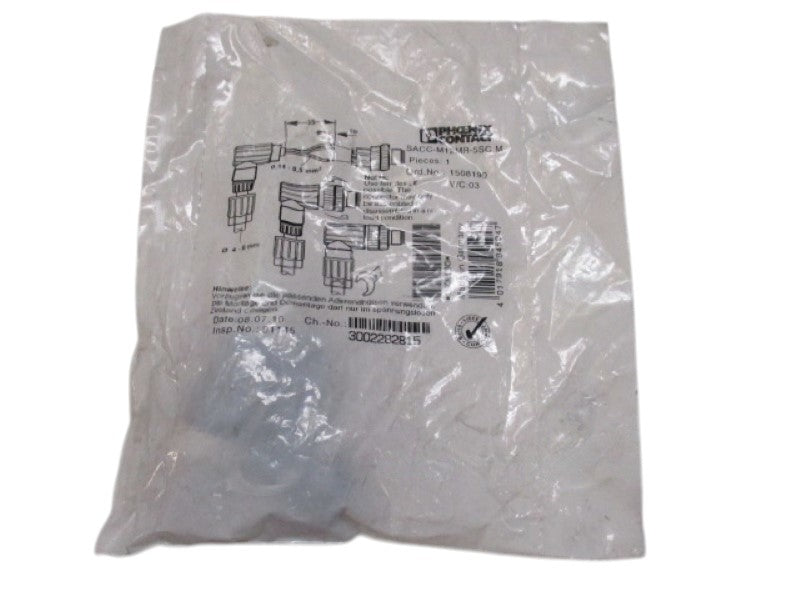 PHOENIX CONTACT SACC-M12MR-5SC CONNECTOR CABLE 5-POSITION NSMP