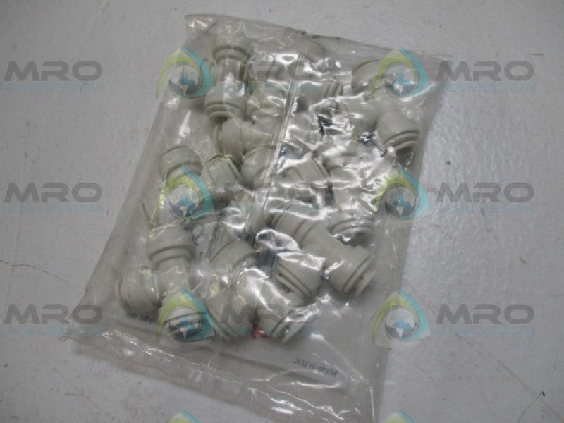 JOHN GUEST PPM0208W TEE FITTING 5/16" (PKG OF 10) NSMP