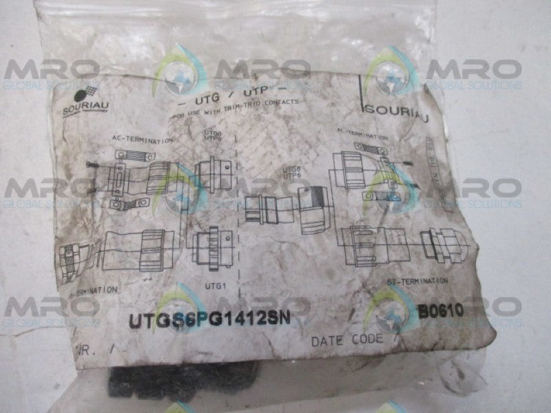SOURIAU UTGS6PG1412SN CONNECTOR NSMP