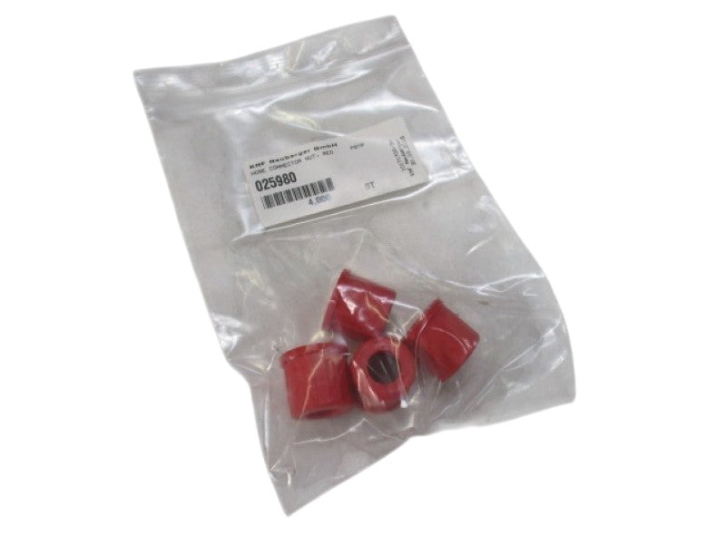 KNF 10171700-30 025980 RED HOSE CONNECTOR NUT (PKG OF 4) NSMP