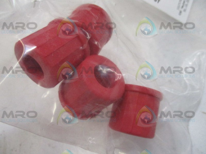 KNF 10171700-30 025980 RED HOSE CONNECTOR NUT (PKG OF 4) NSMP
