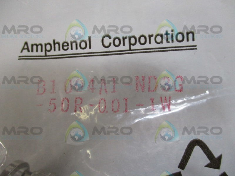 AMPHENOL B1004A1-ND3G-50R-0.01-1W BNC TERMINATOR NSMP