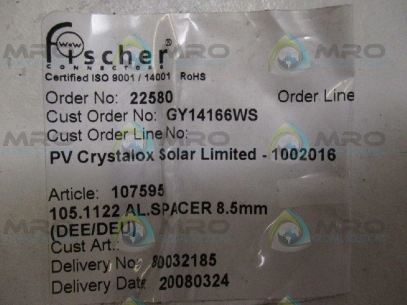 FISCHER 105.1122 ALUMINUM SPACE NSNP