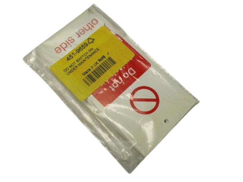 RS PRO 7824547 451-9659 WARNING LABELS (PKG OF 10) NSMP