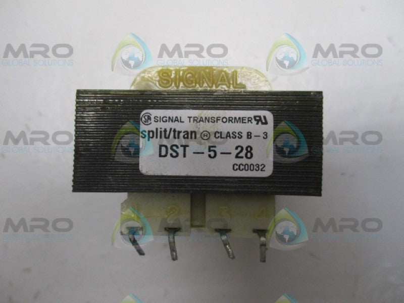 SIGNAL TRANSFORMER DST-5-28 TRANSFORMER 115/230V UNMP