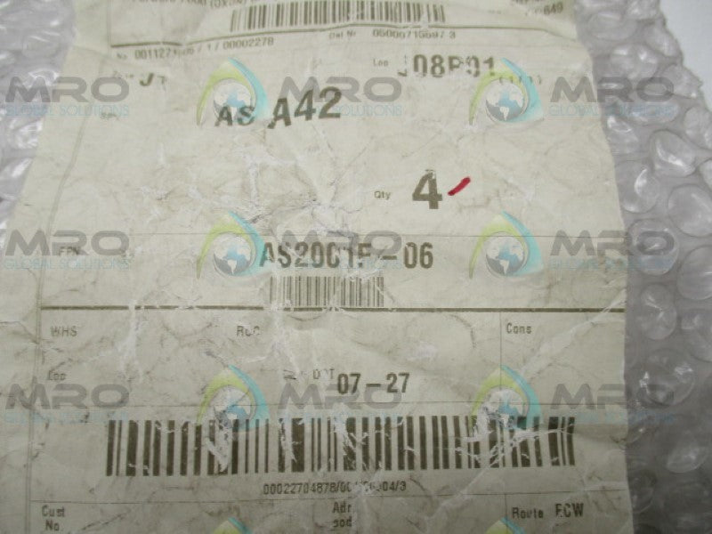 SMC AS2001F-06 FLOW CONTROL WITH FITTING (PKG OF 4) NSMP
