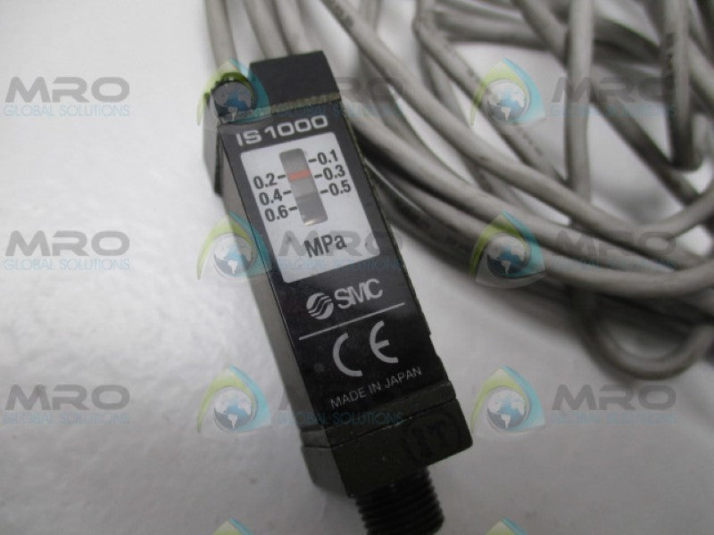SMC IS1000 PRESSURE SWITCH .1-.4MPA 12V NSNP