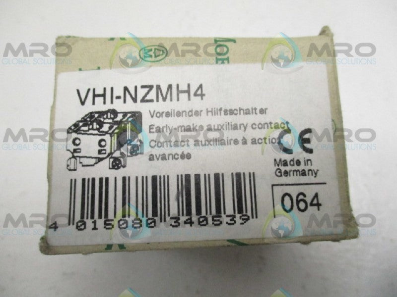 MOELLER VHI-NZMH4 AUXILARY CONTACT BREAKER NSMP