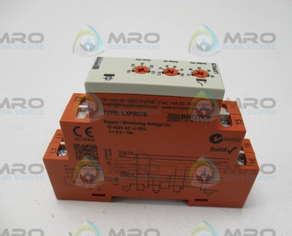 BROYCE CONTROL LXPRC/S 850-5360 MONITORING RELAY 400VAC NSMP