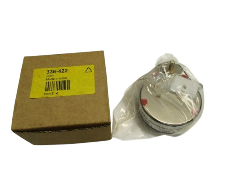 MCLENNAN SERVO SUPPLIES P5-G23L82 336-422 GEAR BOX 2RPM NSMP
