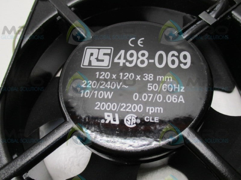 SUNON RS PRO DP203A/2123LBL 498-069 AC AXIAL FAN 220-240V NSMP
