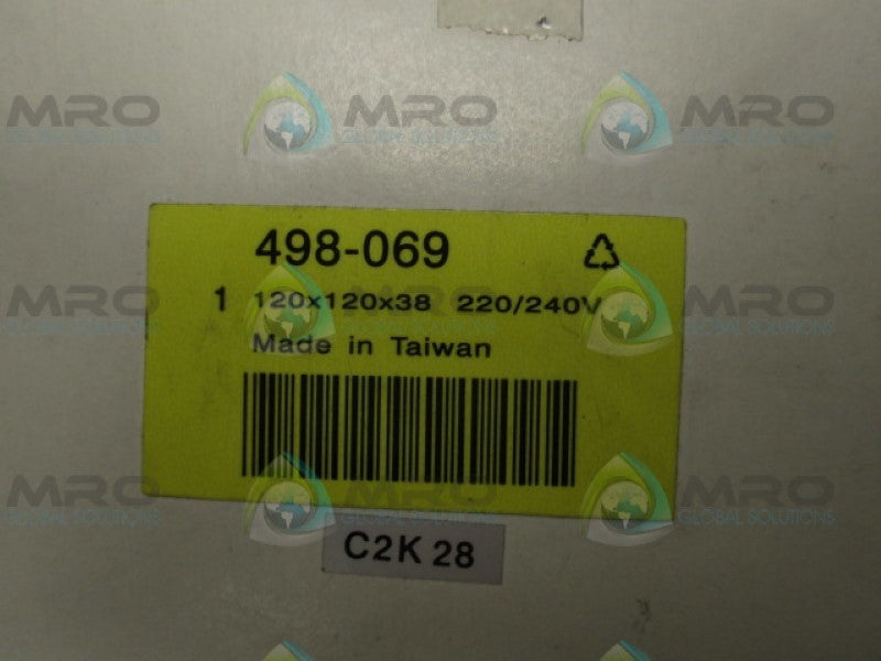 SUNON RS PRO DP203A/2123LBL 498-069 AC AXIAL FAN 220-240V NSMP