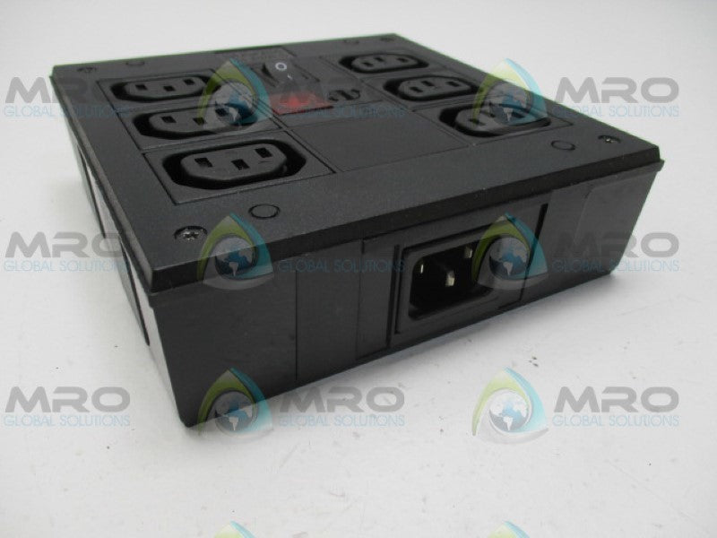 BULGIN PXD701/061/10/1 355496/1 6-PLUG POWER STRIP NSMP