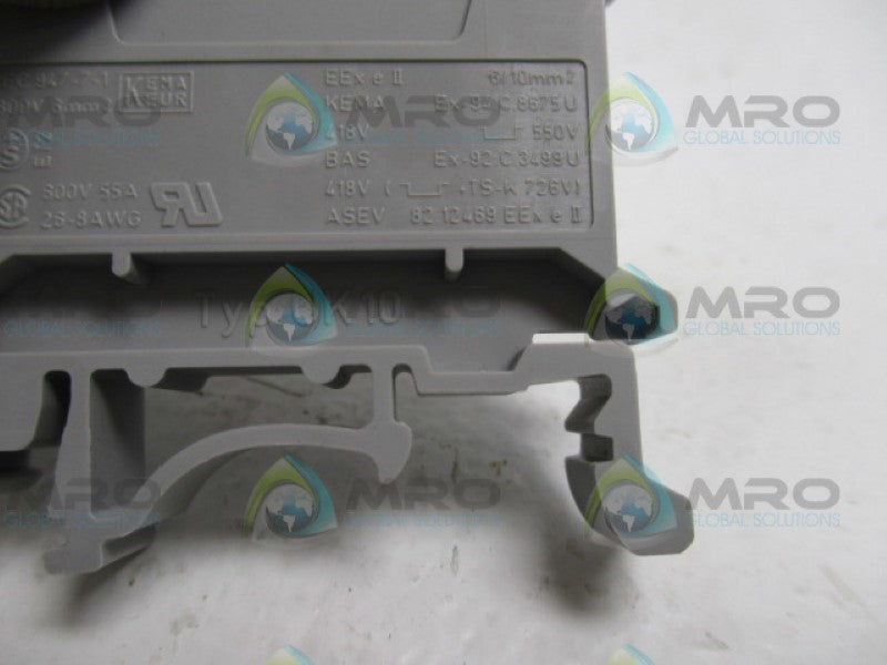 PHOENIX CONTACT UK10 TERMINAL BLOCK UNMP