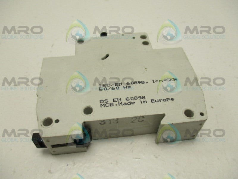 KLOCKNER MOELLER FAZ6-C2 CIRCUIT BREAKER 2A 240/415V NSNP