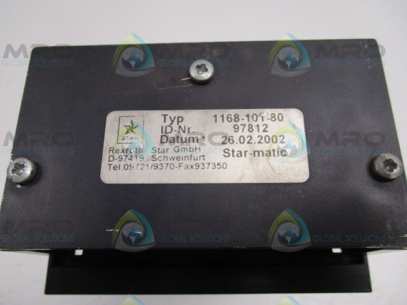 REXROTH 1168-101-80 LINEAR ACTUATOR UNMP