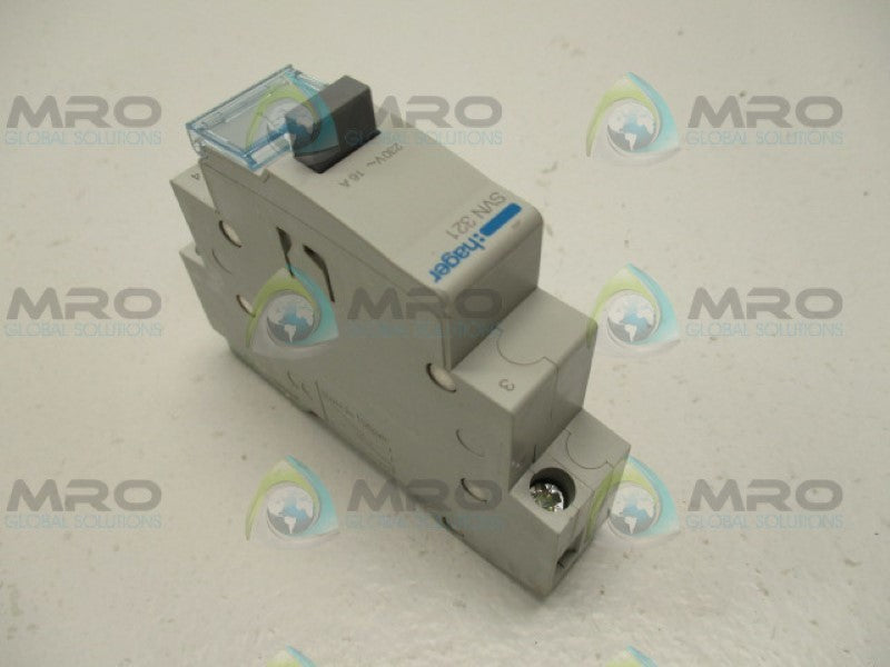 HAGER SVN321 MODULE 16A 230V NSNP