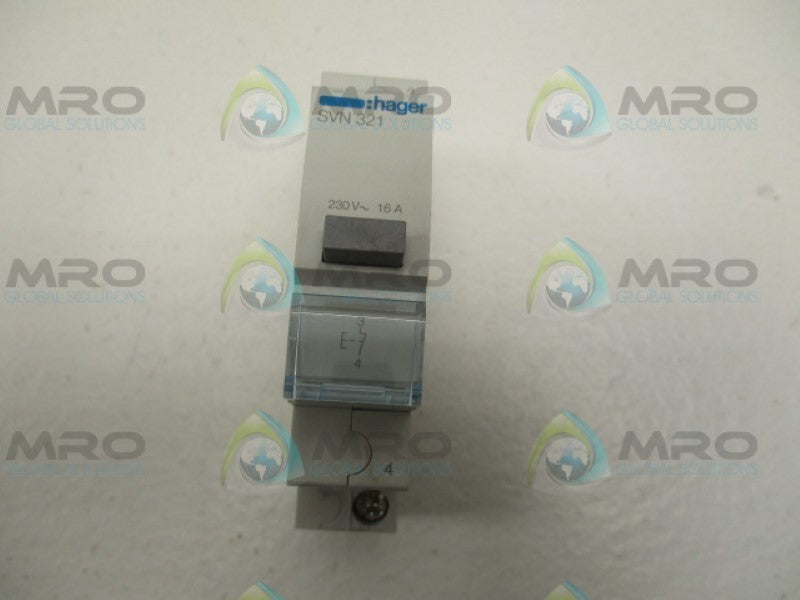 HAGER SVN321 MODULE 16A 230V NSNP