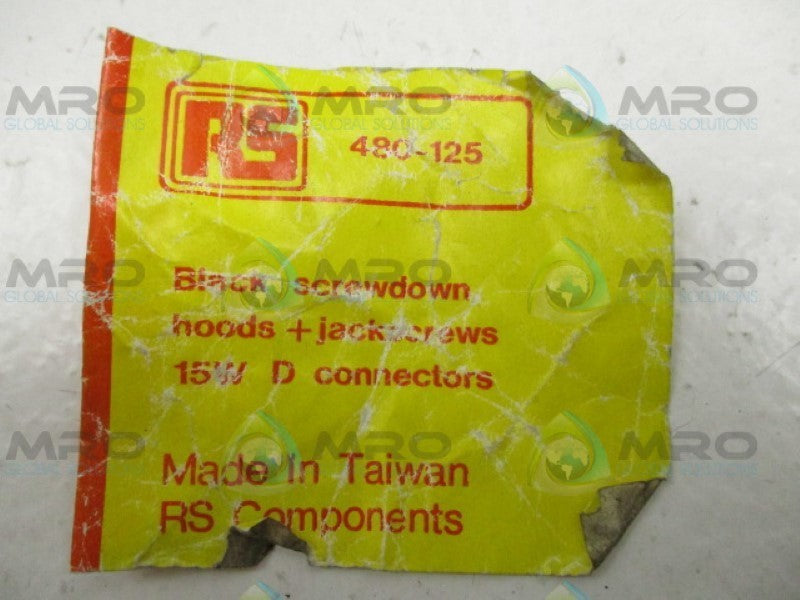 NEUTRAL 480-125 D-SUB CONNECTOR BACKSHALL 15-WAY NSNP