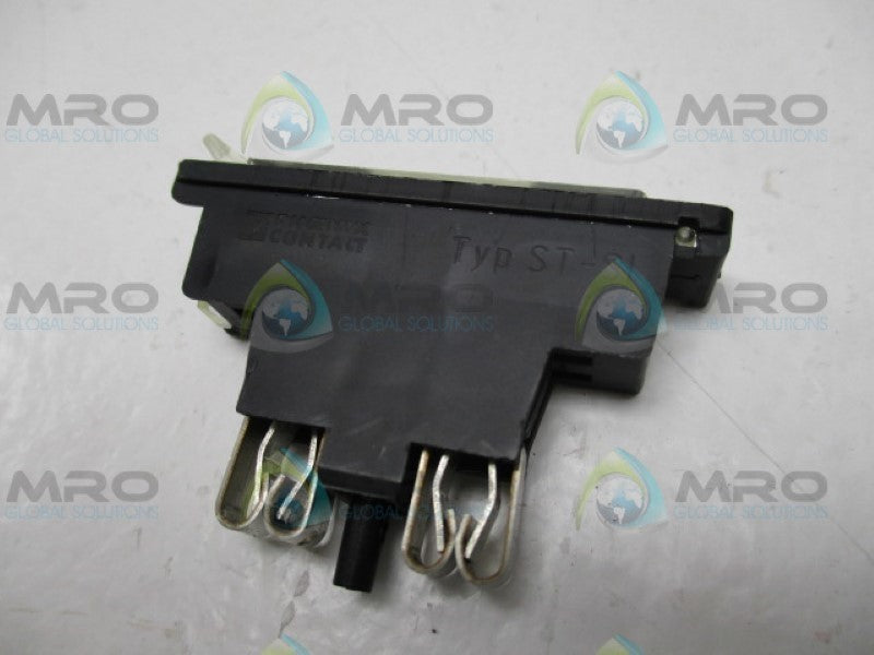 PHOENIX CONTACT ST-S1 FUSE TERMINAL BLOCK 10A 500V NSNP