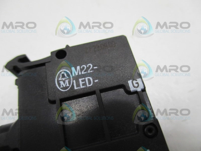 KLOCKNER MOELLER M22-LED-G GREEN LIGHT UNIT  NSNP