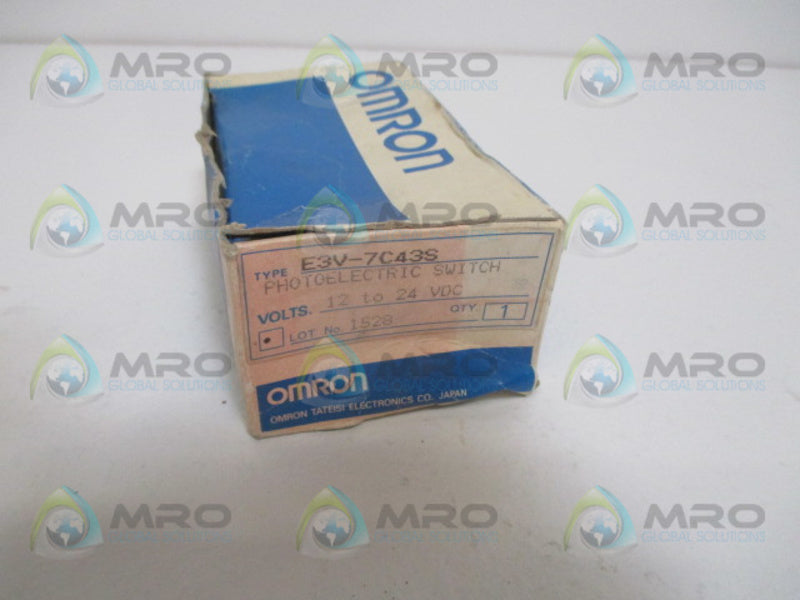 OMRON E3V-7C43S (MISSING ACCESSORIES)  NSMP