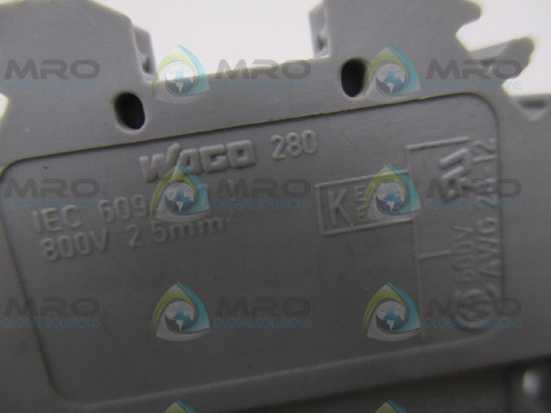 WAGO 280-301 END PLATENSNP