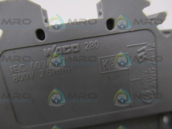 WAGO 280-301 END PLATENSNP