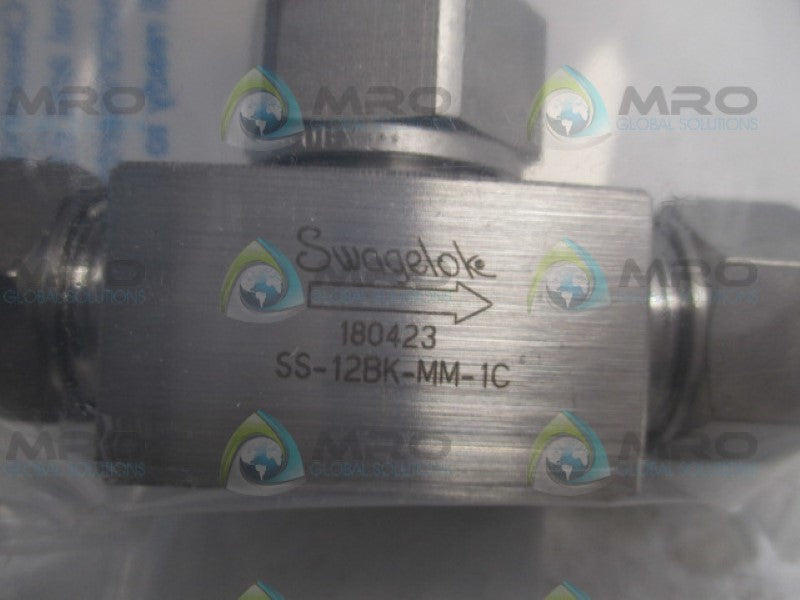 SWAGELOK SS-12BK-MM-1C SEALED VALVE NSMP
